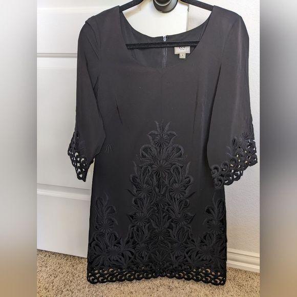 ECI | Dresses | Eci New York Black Lacefloral Mini Dress 4 | Poshmark